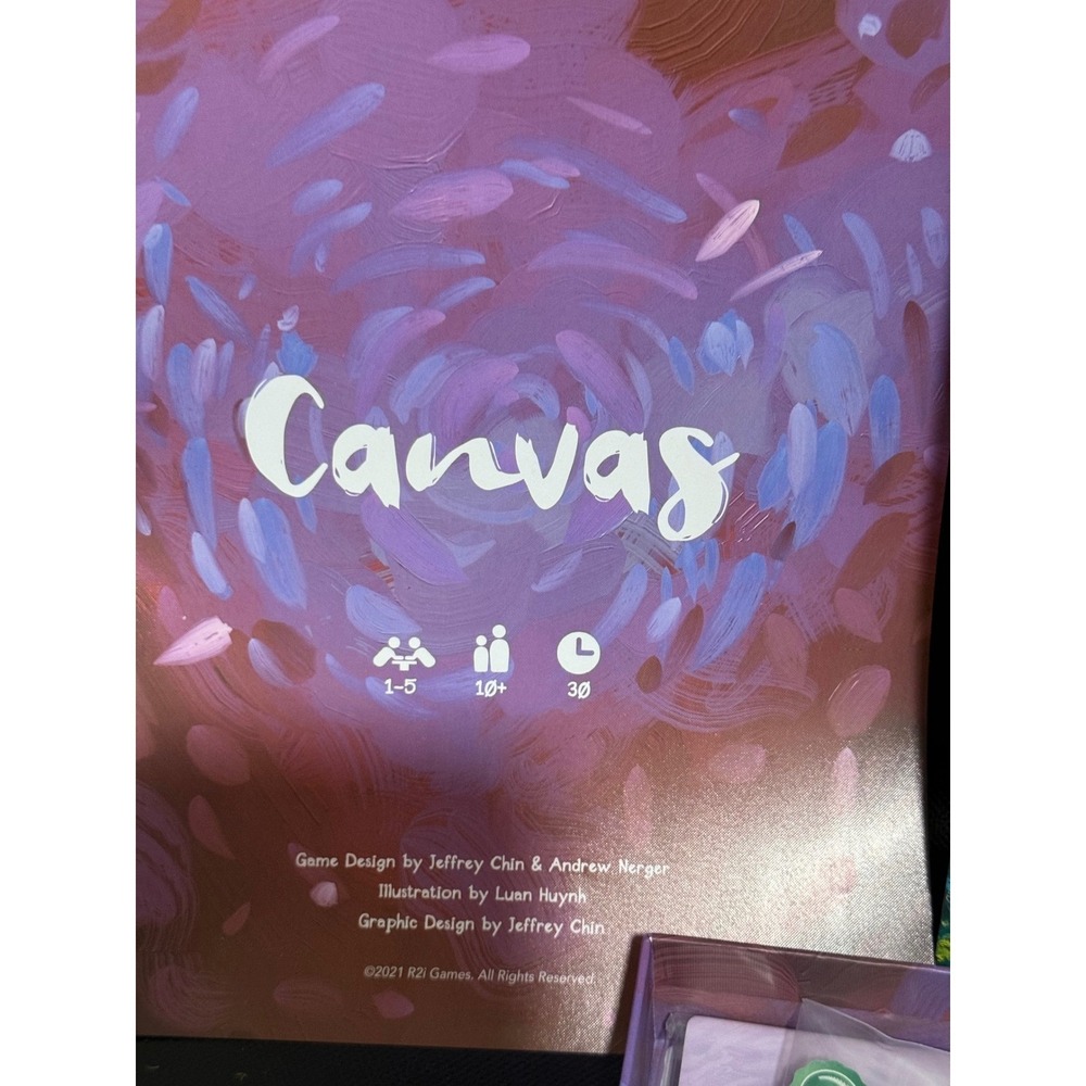 Canvas Board Game R2i Games Painting Card Strategy Complete